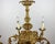 Gold Vintage French Gilt Brass 6-Arm Chandelier, 1960s For Sale - Image 8 of 11