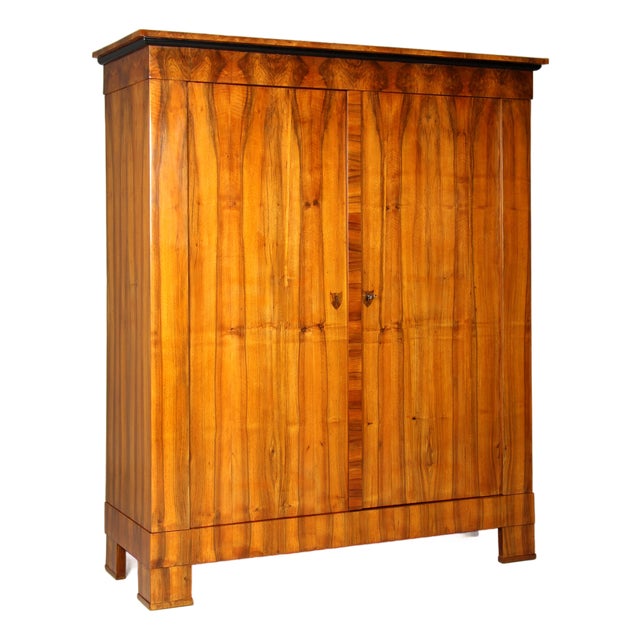 19th Century German Biedermeier Wardrobe, 1820 For Sale
