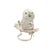 Silver Diamond Emerald 18k White Gold Owl Brooch-Pendant For Sale - Image 8 of 11