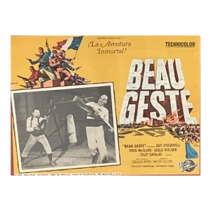 C. 1963 Mexican Lobby Card of Beau Geste