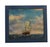 This captivating oil on canvas by B. Hage depicts a grand clipper ship navigating dynamic, choppy waters under a dramatic...