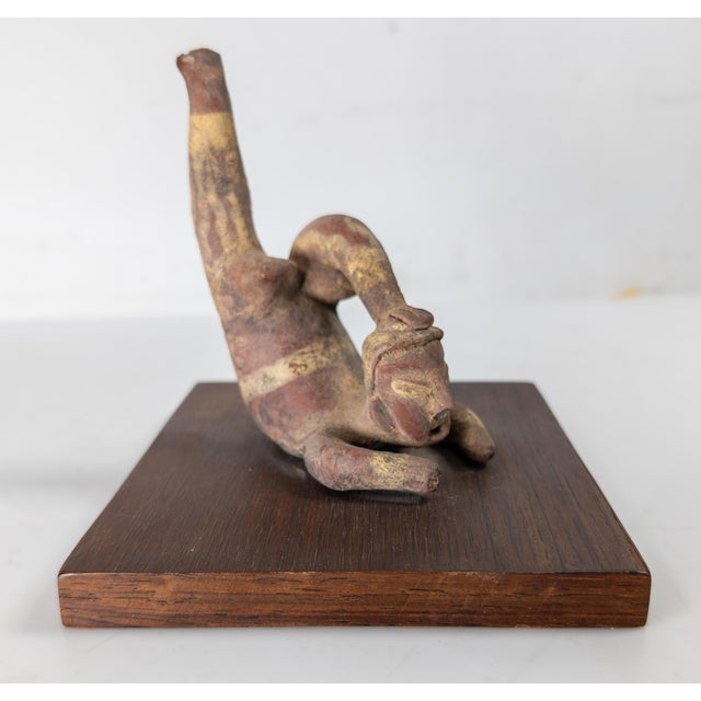 Mid 20th Century Mid-Century Pre-Columbian Style Pottery Acrobat in Tlatilco Mexican Style For Sale - Image 5 of 11