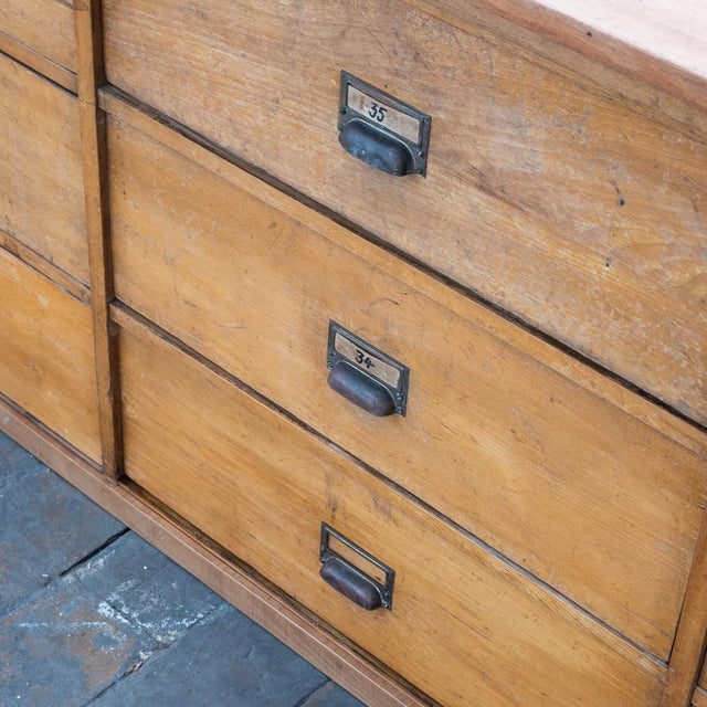 1900 - 1909 Antique Shop Cabinet with Drawers, France, Early 20th Century For Sale - Image 5 of 12