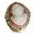 Vintage 1980s Victorian Revival Estée Lauder Cameo Solid Perfume Compact For Sale
