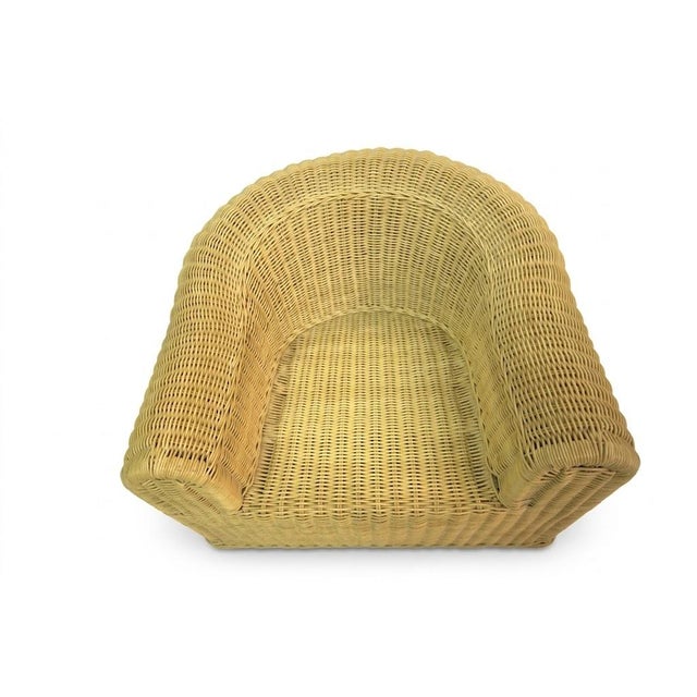 Rattan Outdoor Armchair, 1990s For Sale - Image 4 of 5