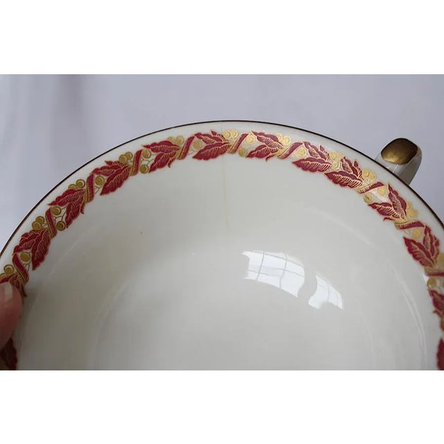 1950s Castleton China Soup Bowls With Handles - Set of 8 For Sale - Image 10 of 13