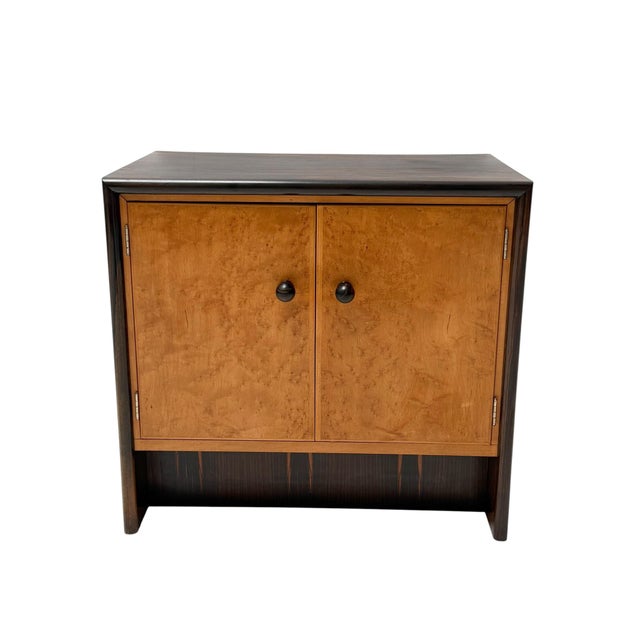 Art Deco Cabinet in Macassar and Birch by Gebroeders Reens Amsterdam, 1930s For Sale - Image 12 of 15