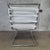 Knoll Vintage White Leather and Chrome Lounge Chair Attributed to Knoll For Sale - Image 4 of 12