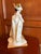 Mid 20th Century Vintage Japanese Ceremonial Figure in Ivory Kimono on Wood Base For Sale - Image 5 of 6