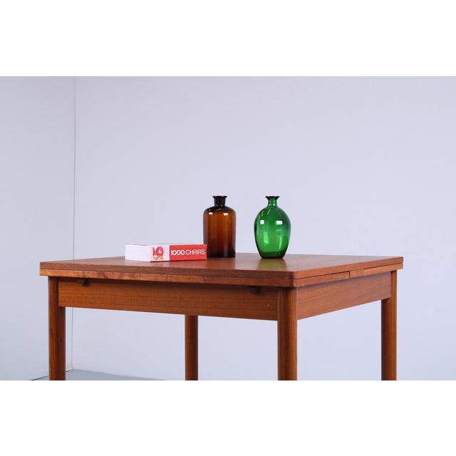 Pastoe Small Extendable Dining Table in Teak by Cees Braakman for Pastoe, 1950s For Sale - Image 4 of 18