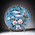 Japanese Meiji Era Cloisonne Charger Plate with Cranes, 1890s For Sale - Image 9 of 9