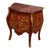 Louis XVstyle Marquetry Inlaid Marble Top Bombe Commode For Sale