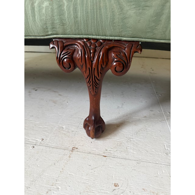 Southwood Queen Anne Style Mahogany Sofa For Sale - Image 10 of 10