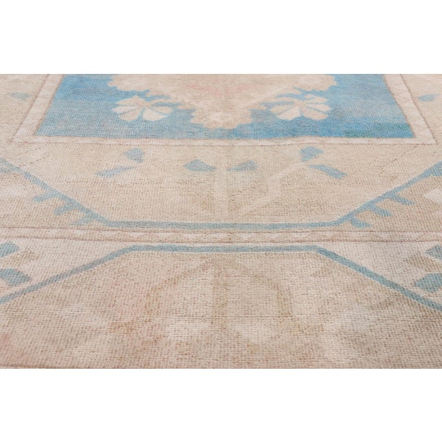 Late 20th Century Vintage Turkish Oushak Rug, 06'06 X 10'04 For Sale - Image 5 of 10
