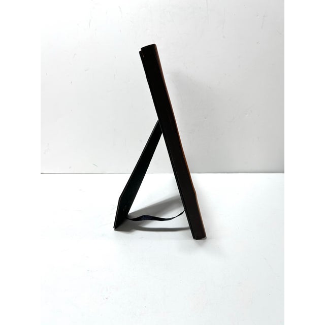 Vintage Bamboo Picture Frame - Coastal Boho Natural Rattan Style Desk Frame For Sale - Image 4 of 7