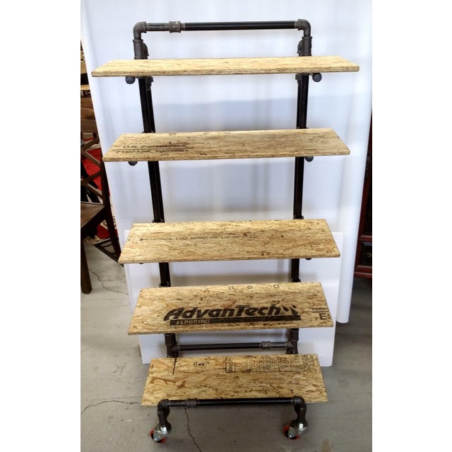 Adjustable Black Pipe Shelf Unit Chairish