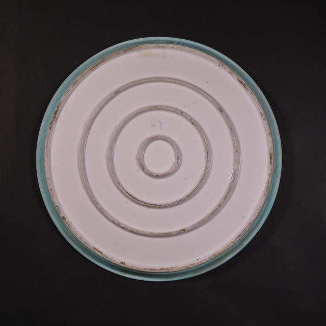 French Large Sèvres Hand-Painted Porcelain Charger, French Early 20th Century For Sale - Image 3 of 14