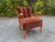 Brown 1940s Danish Modern Fritz Hansen Style Lounge Chair in Cinnamon Mohair For Sale - Image 8 of 17