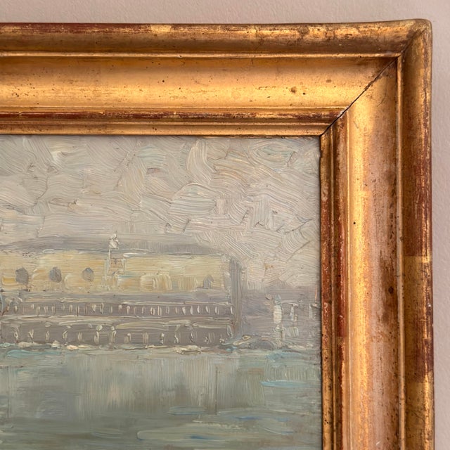 Victorian Italian Oil on Board View of Venice, 19th Century For Sale - Image 3 of 9