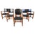 Vintage Spanish Leather and Wood Dining Chairs, 1970s, Set of 6 For Sale - Image 16 of 16