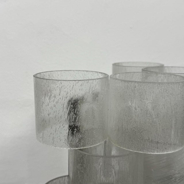 Glass Model A 703 Wall Lamp by Albano Poli for Poliarte, 1970 For Sale - Image 7 of 18