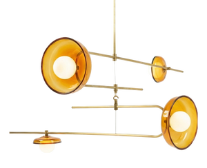 Glass Pendant 032 by Naama Hofman