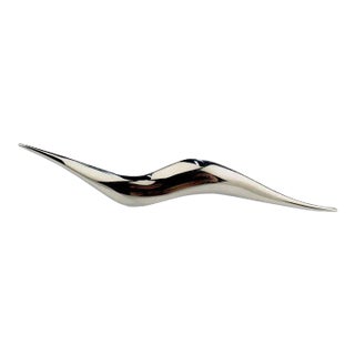 Modernist Stainless Steel Brooch or Pin by Jose De Riviera - VR For Sale