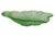 Contemporary 1920s Depression Glass Green Leaf Serving Plate For Sale - Image 3 of 6