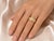 Elegant 14K yellow gold tiered dome ring featuring numerous brilliant round diamonds totaling 1 carat for a bold,...