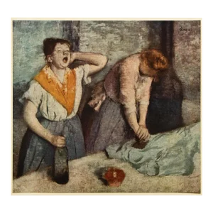 1952 After Edgar Degas "Two Laundresses", First Edition Vintage Print