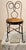 Antique Restored Early 20th C. Child's Twisted Wrought Iron Ice Cream Parlor Chair For Sale - Image 10 of 13
