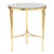 Chelsea House Round Regent Table in Gold For Sale