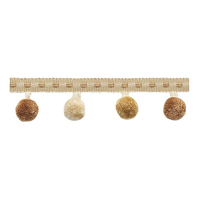 Sample - Schumacher Poms in Gold For Sale