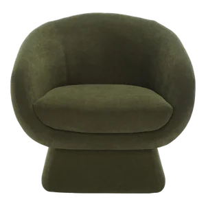 Kiana Modern Accent Chair - Olive Green