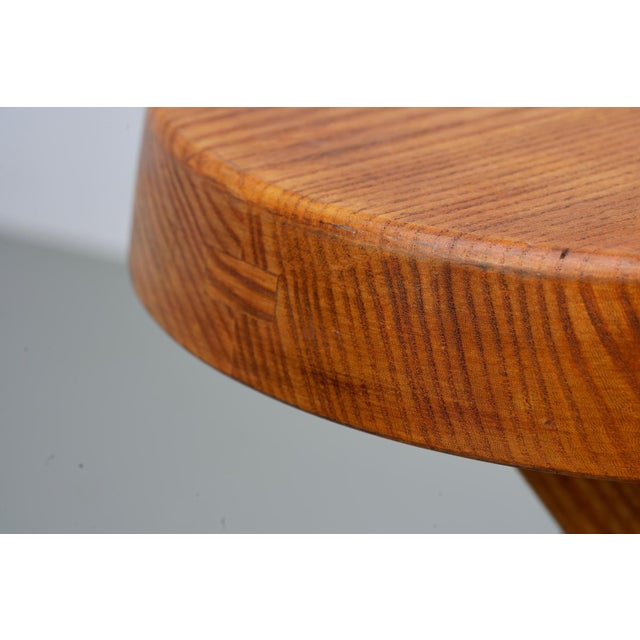 Set of Elm S13A Stools attributed to Pierre Chapo, France, 1970s For Sale - Image 9 of 13