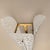 1970s Mid-Century Modern White Murano Glass Vanity Sconces - a Pair For Sale - Image 10 of 10