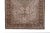 Textile Vintage Turkish Floral Rug in Neutral Colors 5'5'' X 8'6'' For Sale - Image 7 of 8