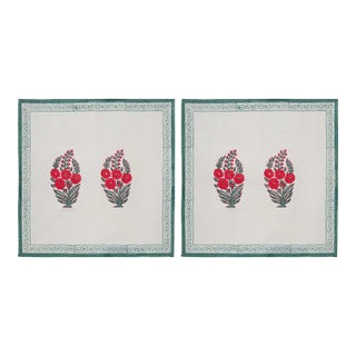 Roza Ivory Napkins - a Pair For Sale