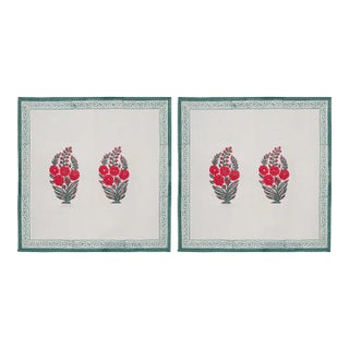 Roza Ivory Napkins - a Pair For Sale