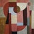 Construction Intime is an original oil painting by French contemporary artist Sophie Dumont. This abstract geometric...