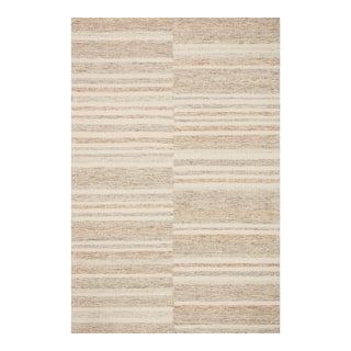 Chris Loves Julia x LoloiChris Ivory / Clay 11'-6" x 15' Area Rug For Sale