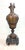 Antique Ornate Bronze Patinated Marble Victorian Ewer Mantle Garniture Vase For Sale - Image 14 of 15