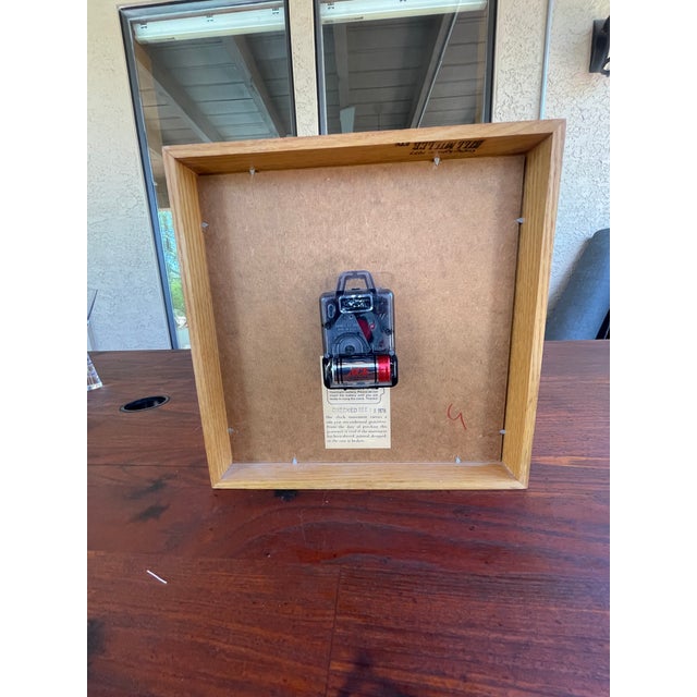 Mid Century Bill Miller Ish White Face Beech Wood Wall Clock - Rare For Sale In Santa Fe - Image 6 of 6