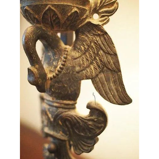 19th Century 19th Century Neoclassical French Empire Style Lamp For Sale - Image 5 of 13