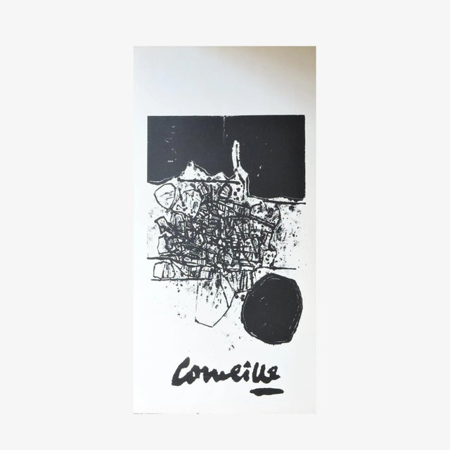 Paper Lithographic Poster by Guillaume Corneille, 1960 For Sale - Image 7 of 7