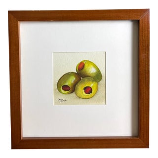 "Extra Dirty" Original Watercolor Painting Signed and Framed For Sale