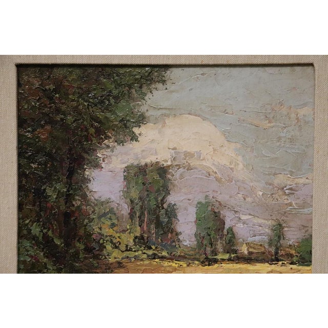 We present this fantastic oil painting on cardboard dating back to the early decades of the 20th century. The painting...