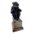Vintage Maitland-Smith Bronze Monkey Sculpture on Stone Pedestal For Sale