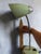1970s Vintage Mid-Century Modern Lime Green and Chrome Gooseneck Desk Lamp For Sale - Image 5 of 10