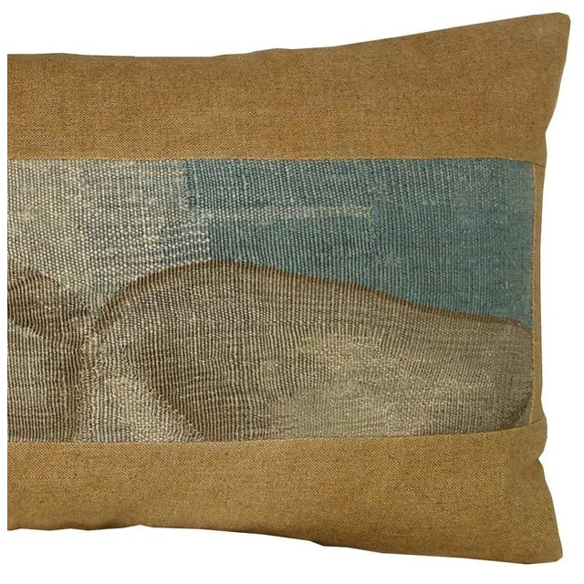 Textile 17th Century Antique Brussels Tapestry Pillow For Sale - Image 7 of 9